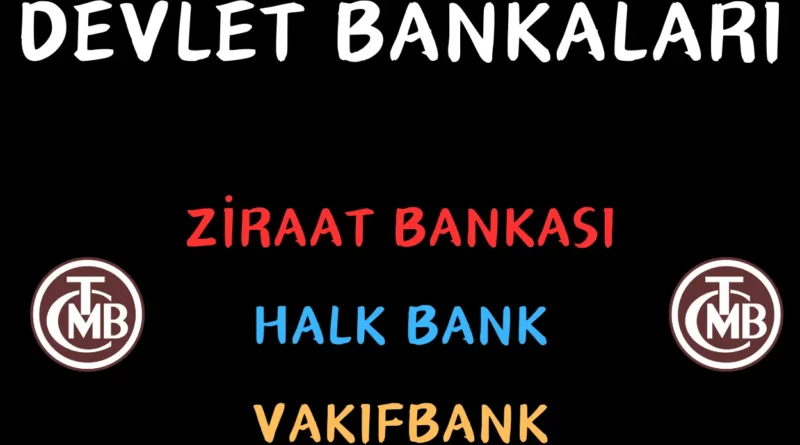 devlete ait bankalar