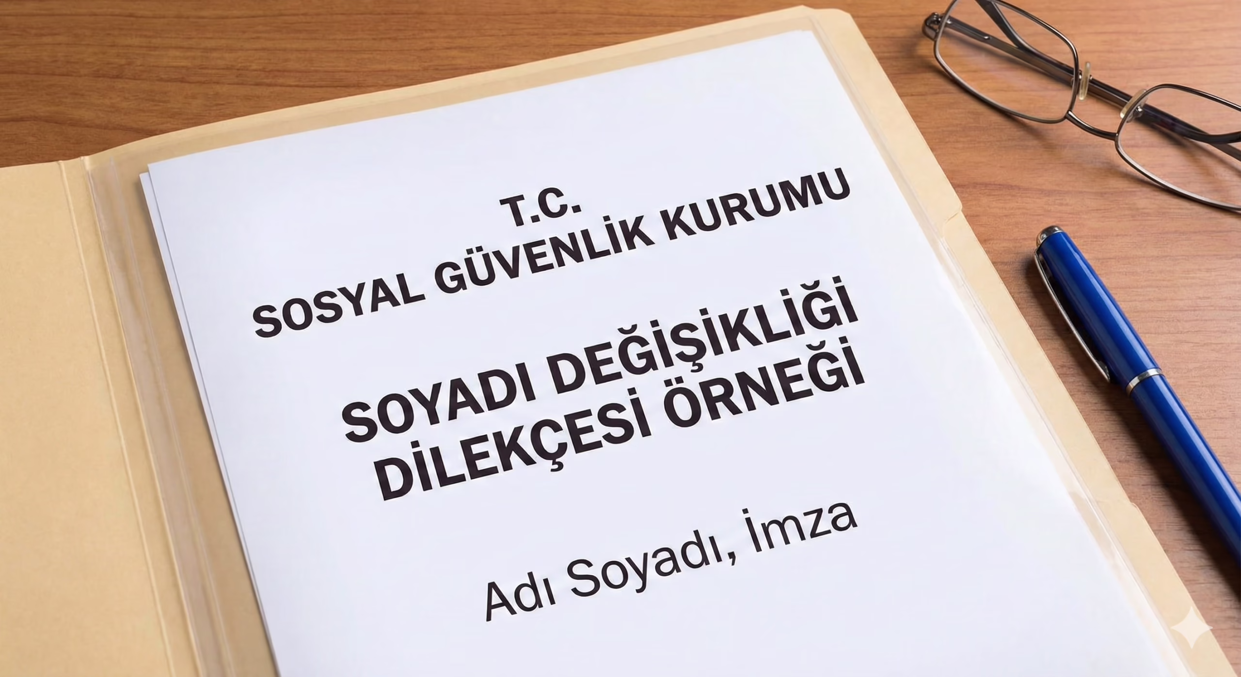 sgk da soyadı değişikliği bildirimi dilekçesi